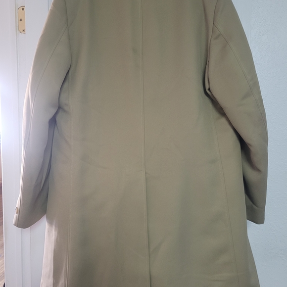 Sears Vintage Tan Trench Coat with Brown Faux Fur Collar - Picture 5 of 11